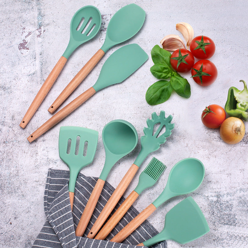 Silicone 12 Pieces Set Kitchen Utensils Set