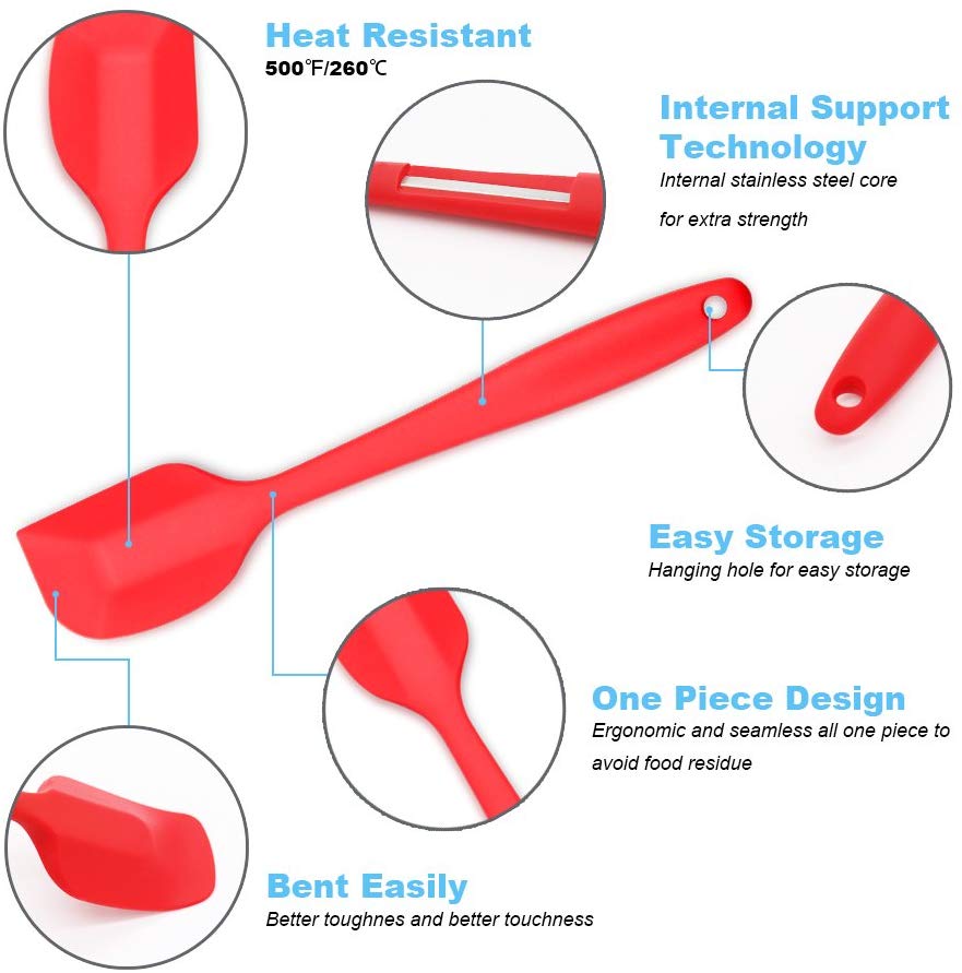 Colours available Spatula Silica Kitchen Accessories