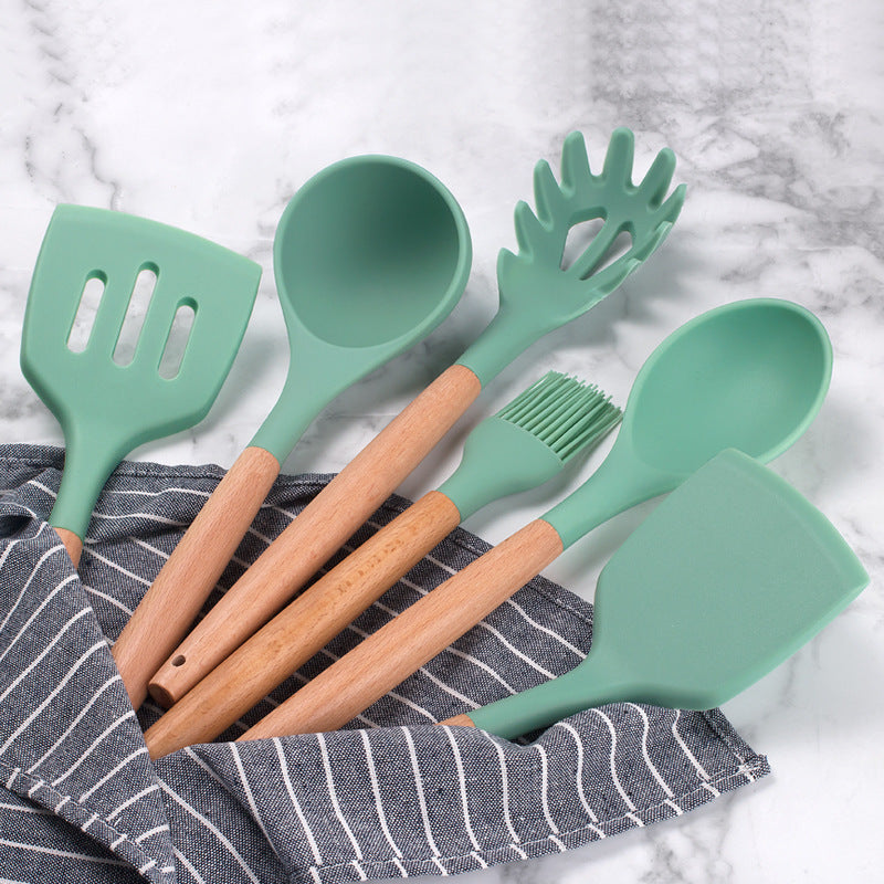 Silicone 12 Pieces Set Kitchen Utensils Set