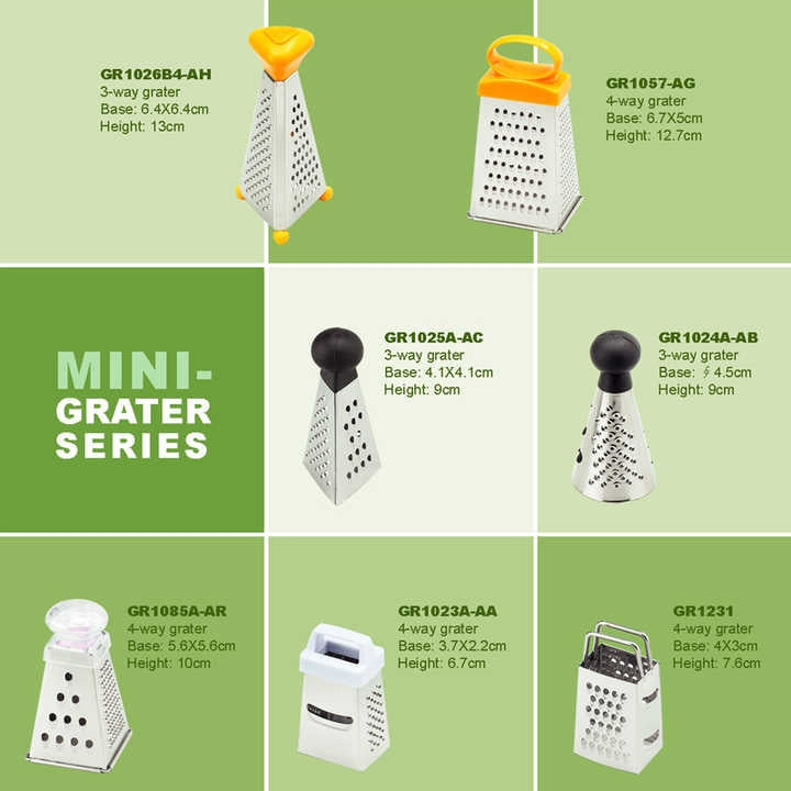 Mini Grater 3 Inches 4 Sides Grater